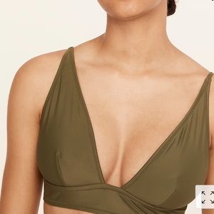 J. Crew Triangle Bikini Top NIB XL